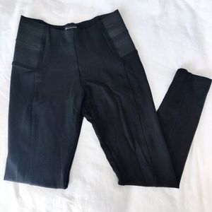 Black Leggings with Support Band